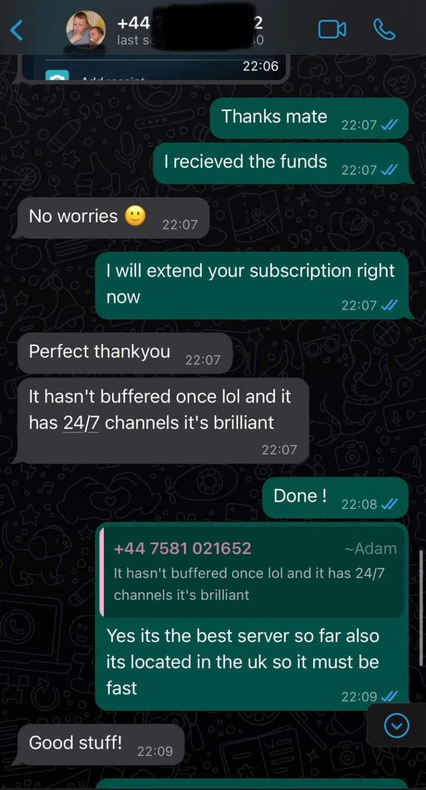 Customer review